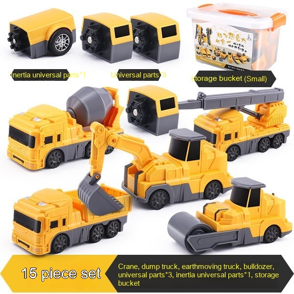 Children's Magnetic  Assembly Transformer Toy Car