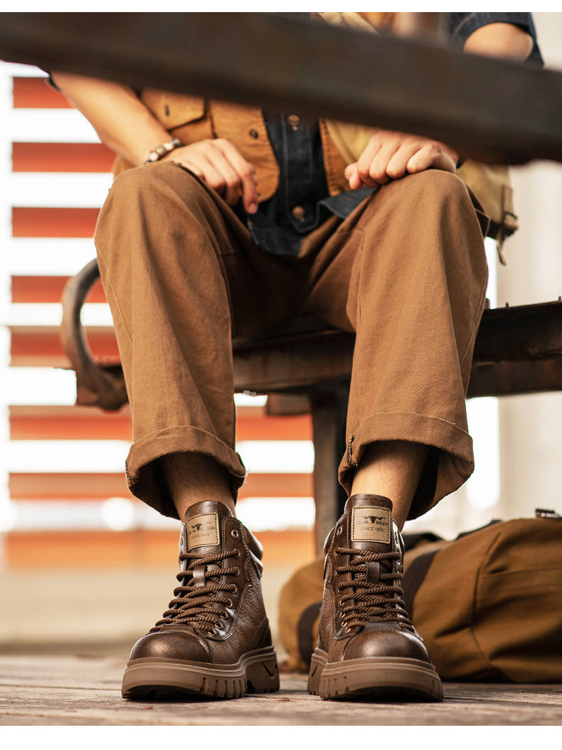 Martin Boots Men's High-top Platform Working Boots