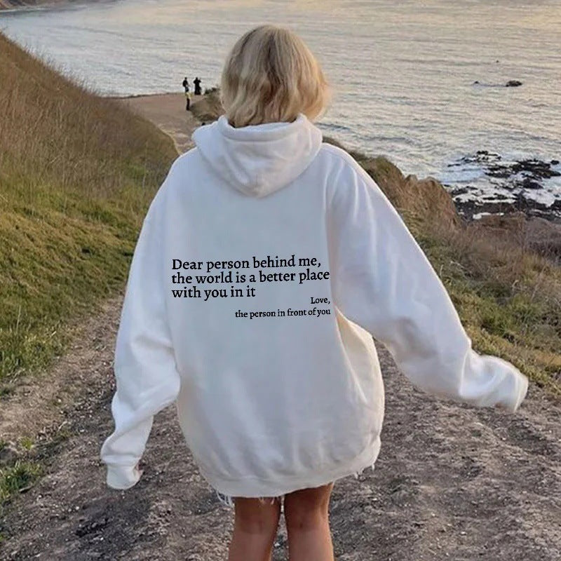 Dear Person Behind Me, | Trendsetter Hoodie | Kangaroo Pocket | Unisex