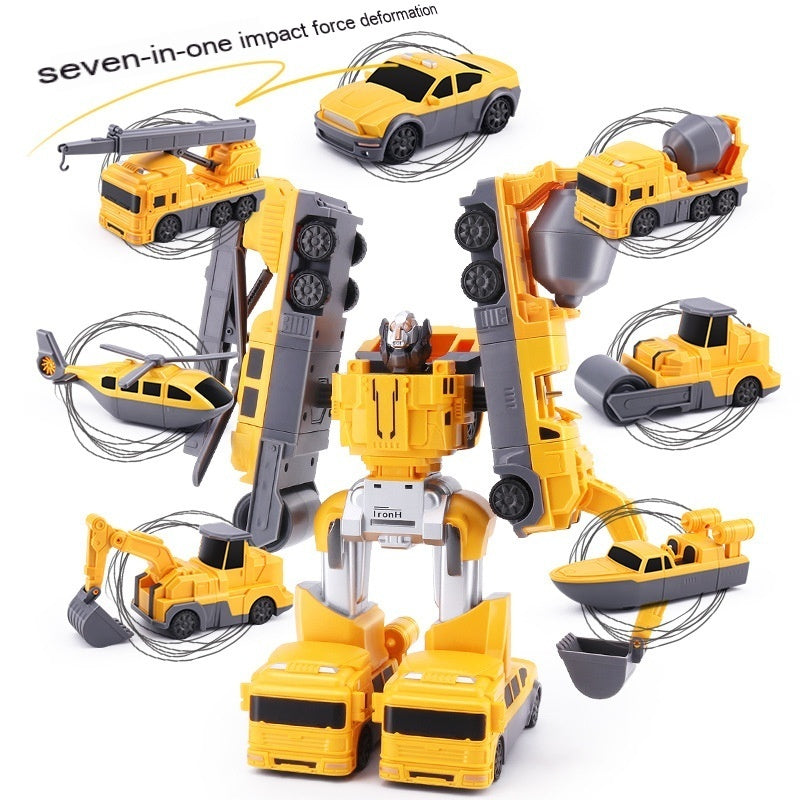 Children's Magnetic  Assembly Transformer Toy Car