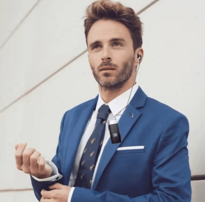 Clip On Retractable Headset