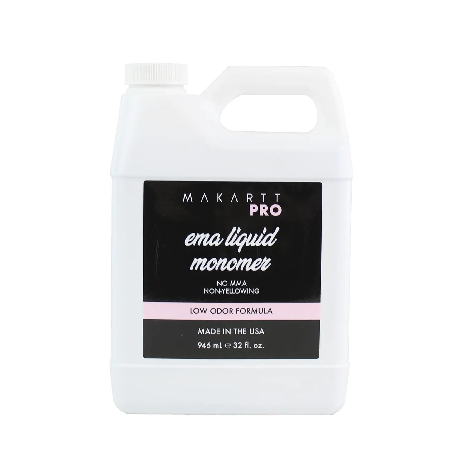 MakarttPro EMA Acrylic Liquid Monomer 946 ml/32 FL Oz Low Odor & Non-Yellowing Acrylic Nail Liquid Fast Set Professional Nail Liquid for Nail Technicians.
